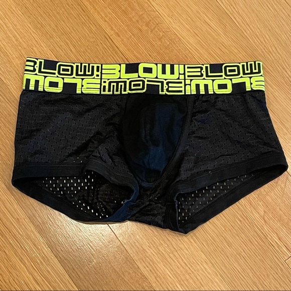 Andrew Christian Blow Mesh Trunks Small - Picture 2 of 3
